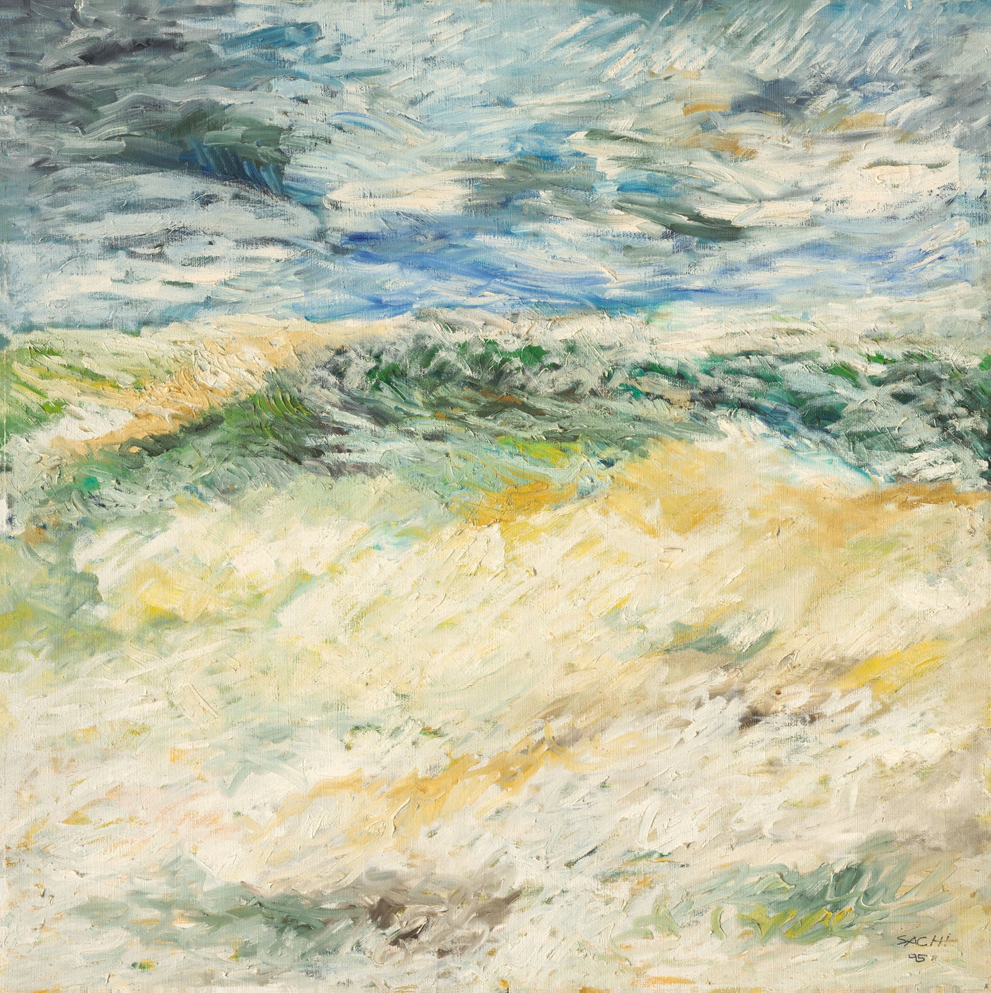 Glistening Sands in the Sea Wind