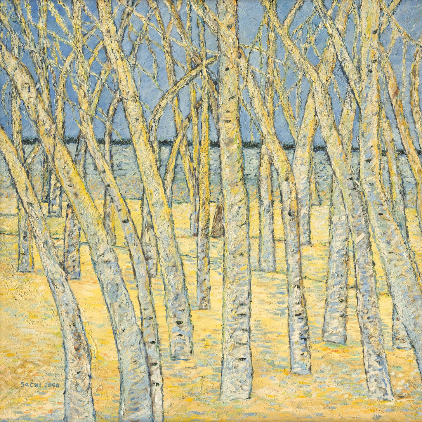 Through the Yellow Birch Trees