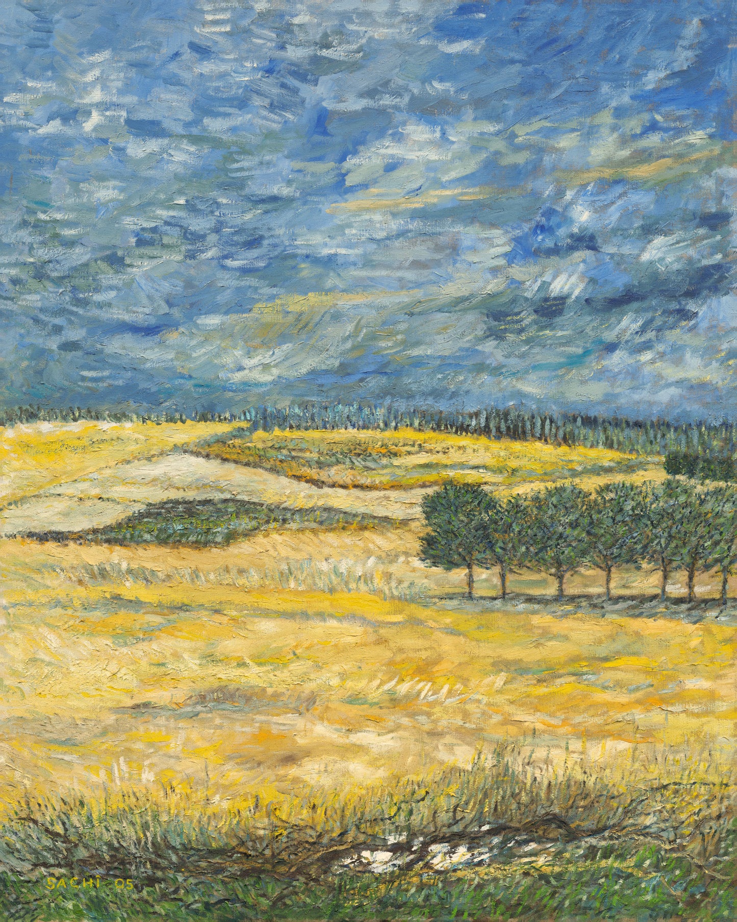 Between Gold Fields and August Skies